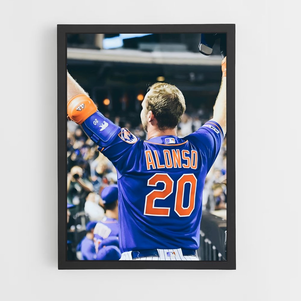 Poster Pete de alonso – affiche Baseball (vue 2)
